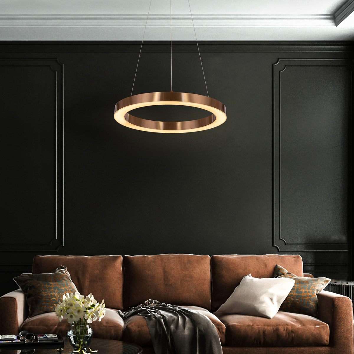 You Do You (Medium, Gold, Dimmable LED with Remote Control) Chandelier