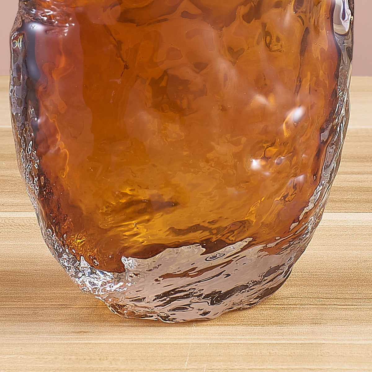 Hidden Heart (Orange) Glass