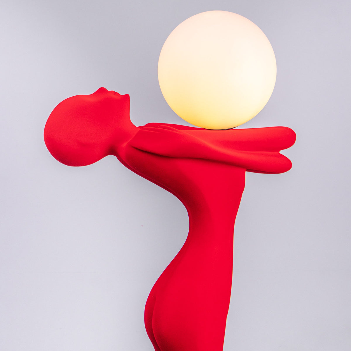 Heir And Spare(Red) Floor Lamp