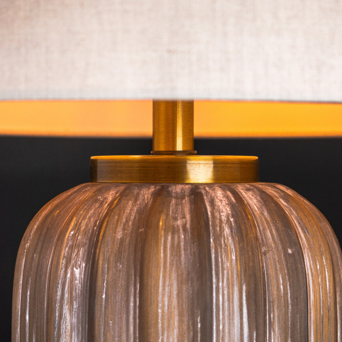 Ivory Beam Table Lamp