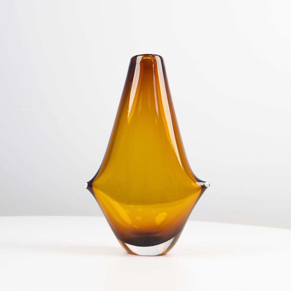 Carnessa (Amber,Large) Glass vase