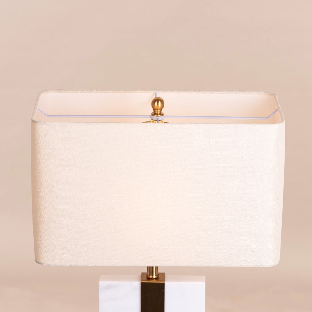 Just A Memory (White, Gold) Marble Table Lamp