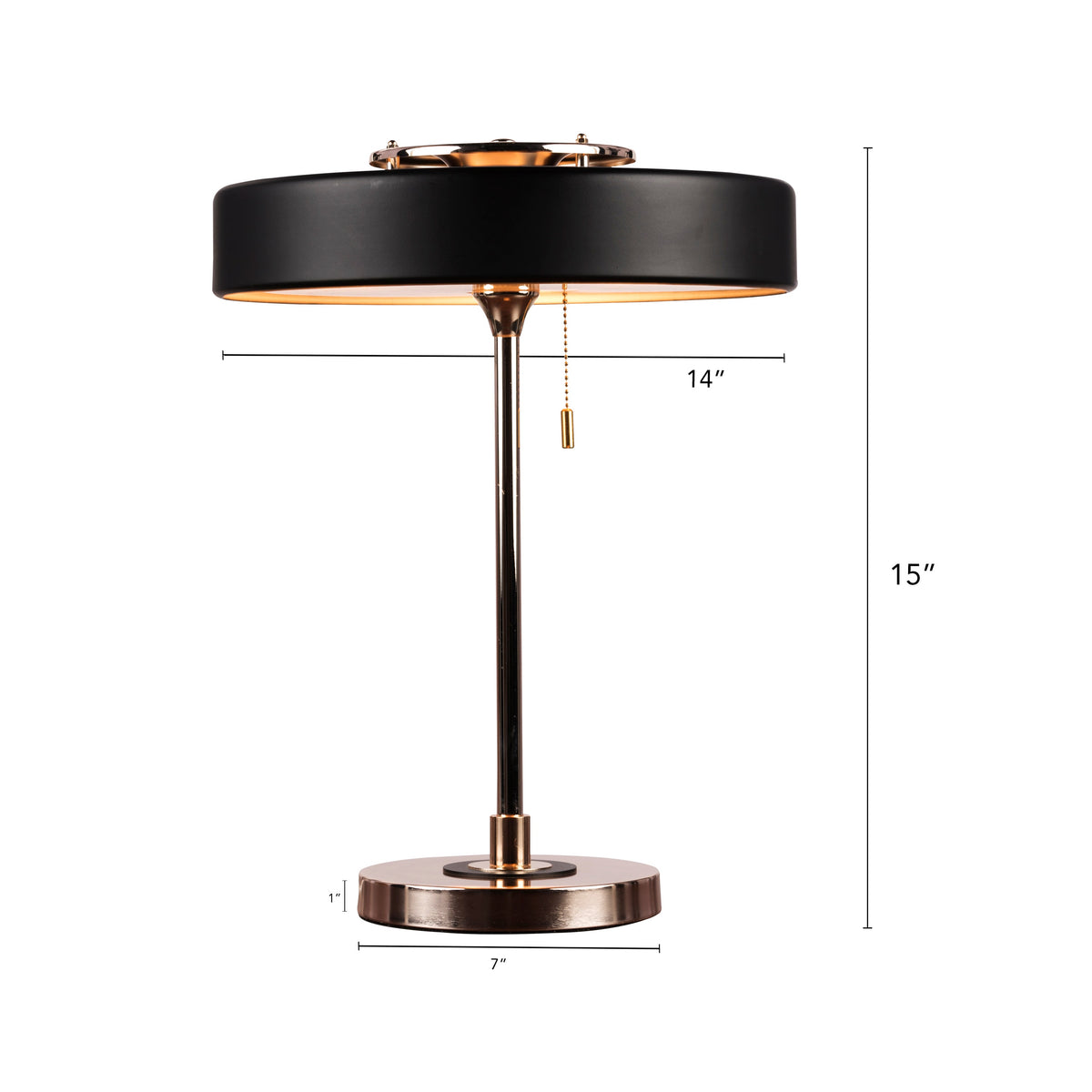 Pull The Plug (Matte Gold) Table Lamp