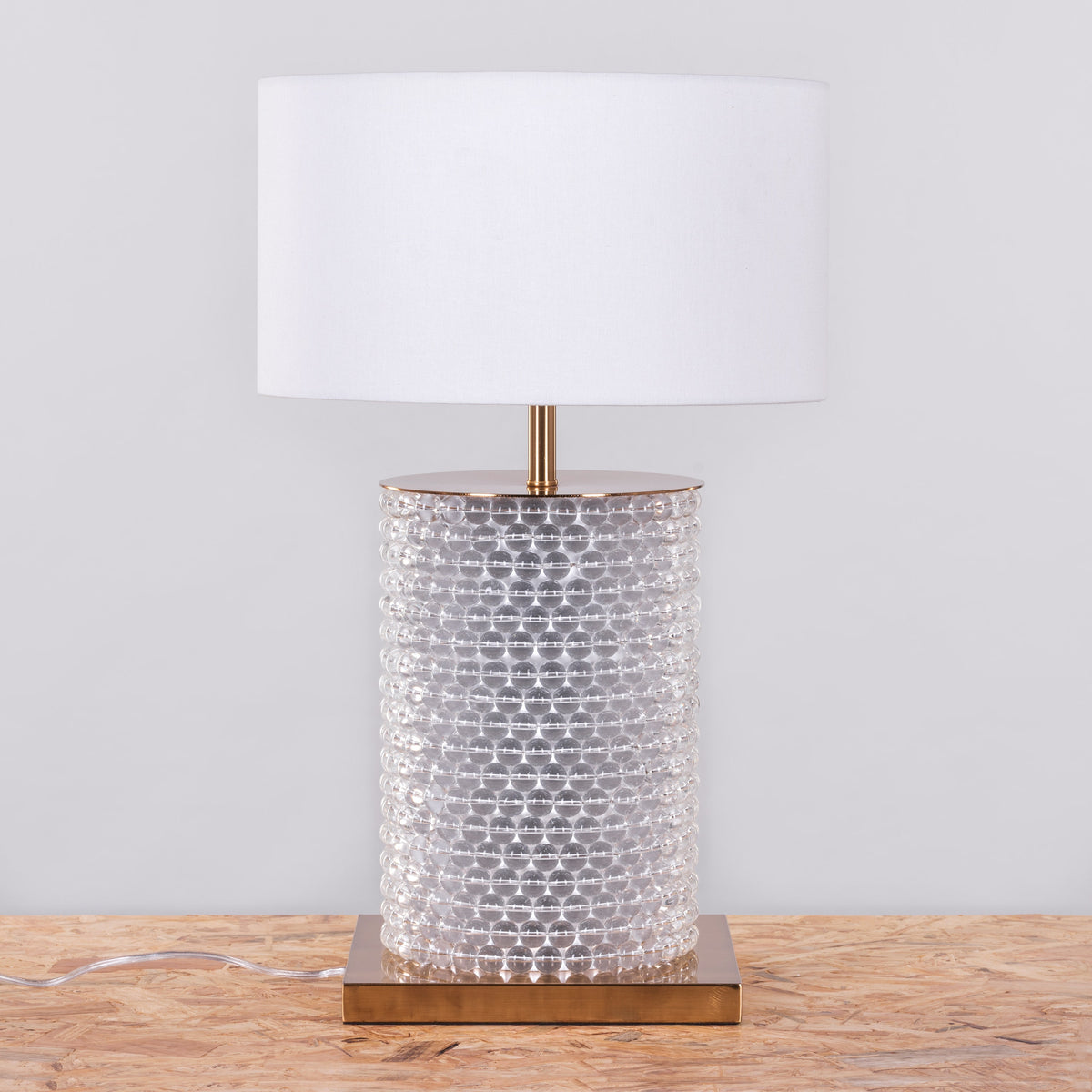 Well Heeled (Large, Gold/White) Table Lamp