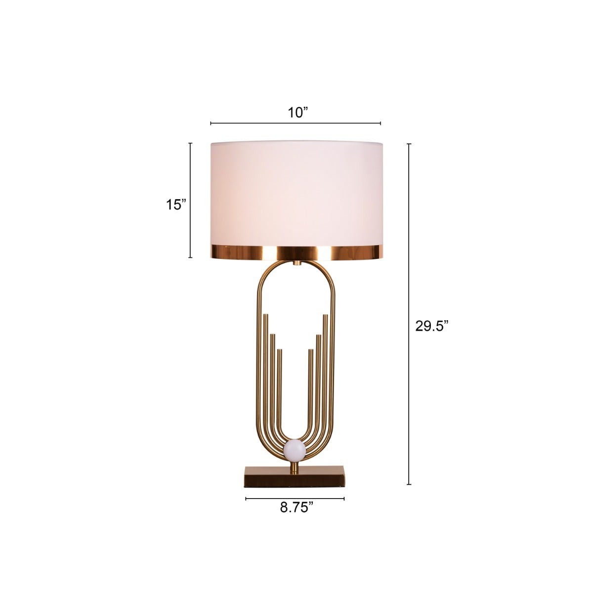 Babe Alert (Gold) Table Lamp