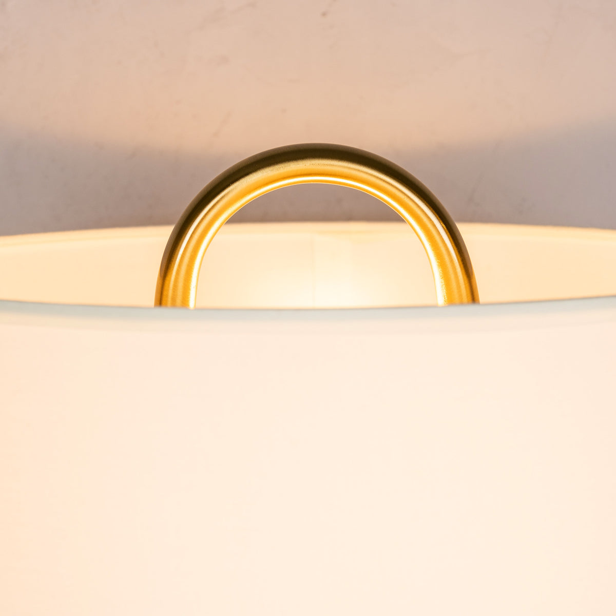 Hold Me Close (Gold, White) Marble Table Lamp