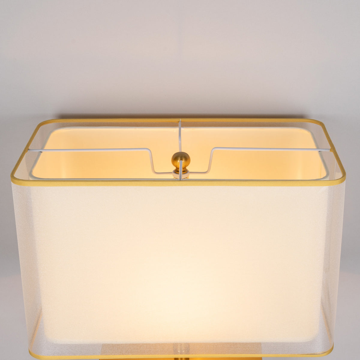 Falling For You Grand (Extra Large, Gold) Glass Tube Table Lamp