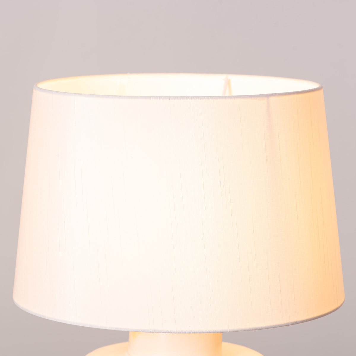 Twisted Treat (Grey, Yellow) Ceramic Table Lamp