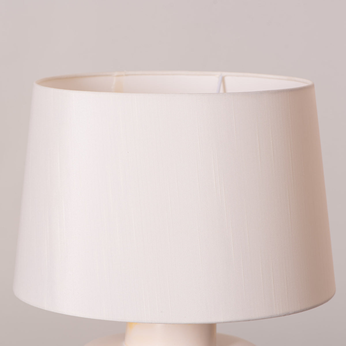 Twisted Treat (Grey, Yellow) Ceramic Table Lamp