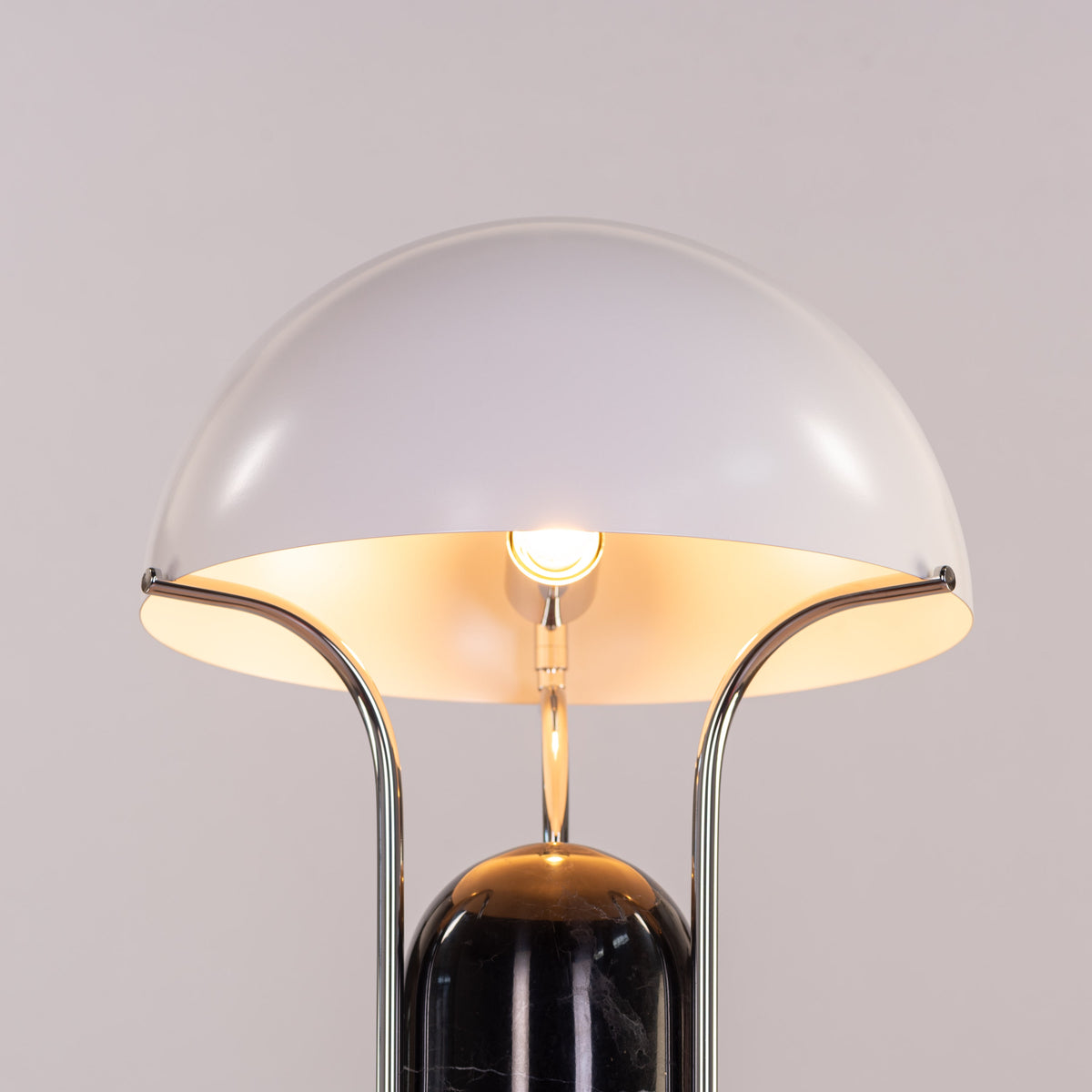 Painkiller (Black, White) Marble Table Lamp