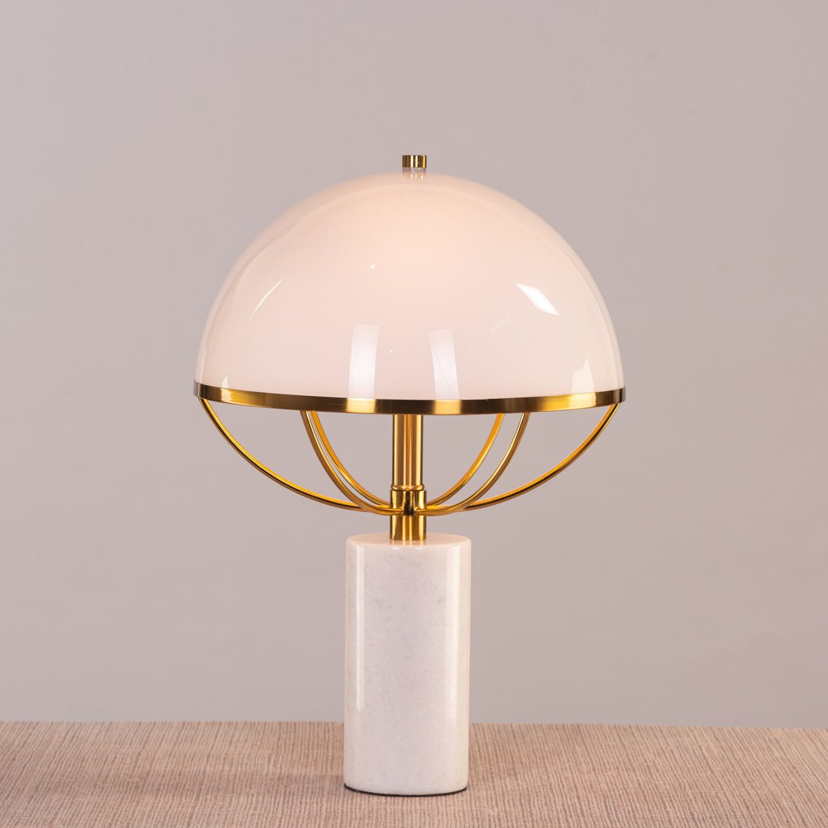 Sweet Jasmine (White) Marble Table Lamp