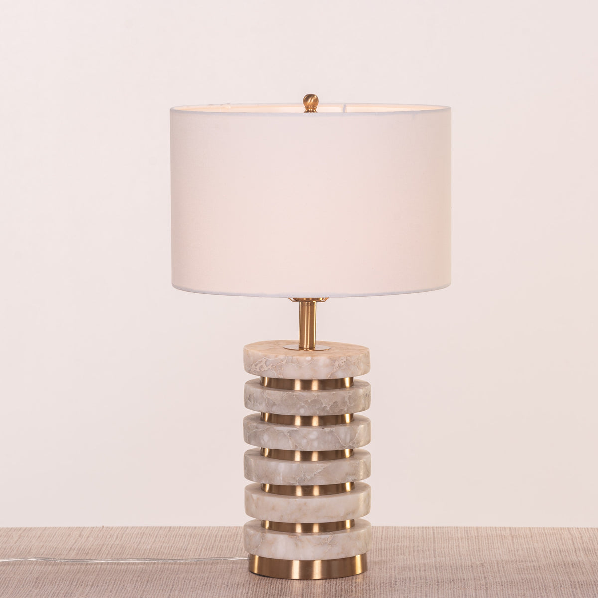 Never Have I Ever (Gold) Marble Table Lamp