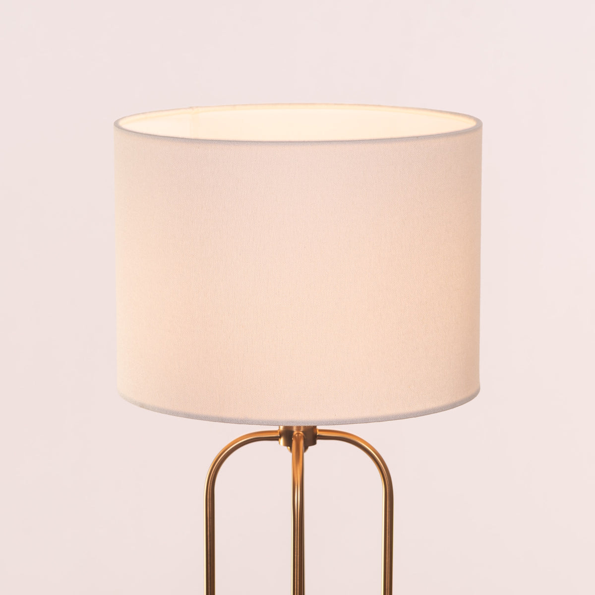 Auremont (Gold/Off-White) Marble Table Lamp