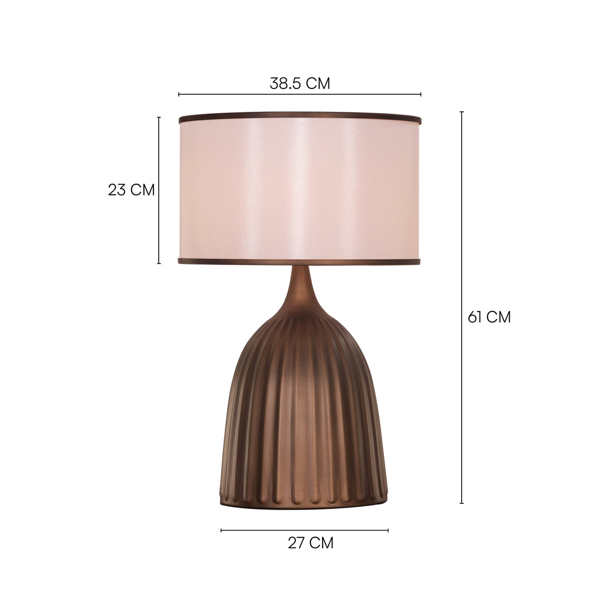 Twilight Curve (Brown) Table Lamp