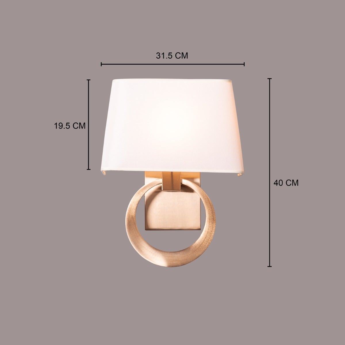 Game Over (Gold, White) Wall Light