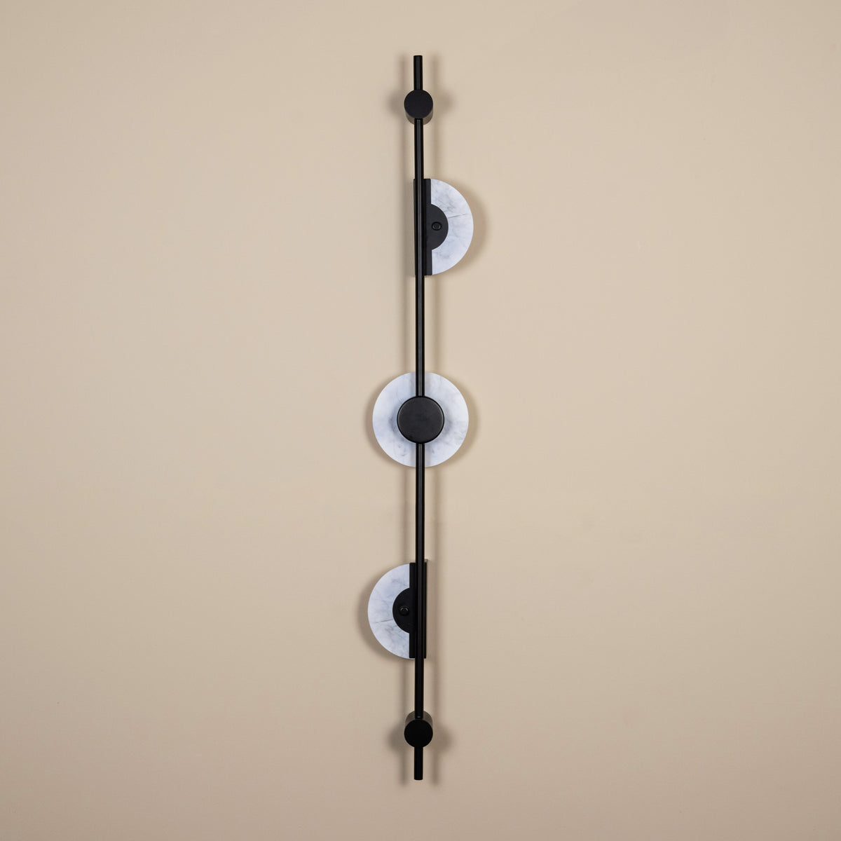 New Dawn (Black, 3 Color LED) Wall Light