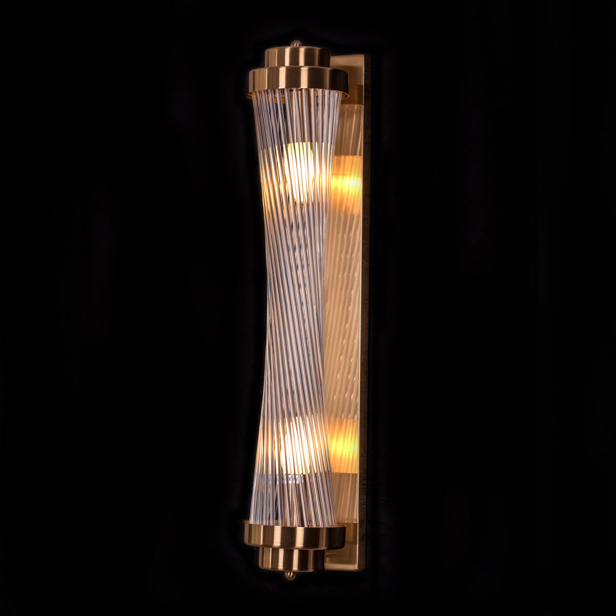 Dream On (Gold) Glass Tube Wall Light