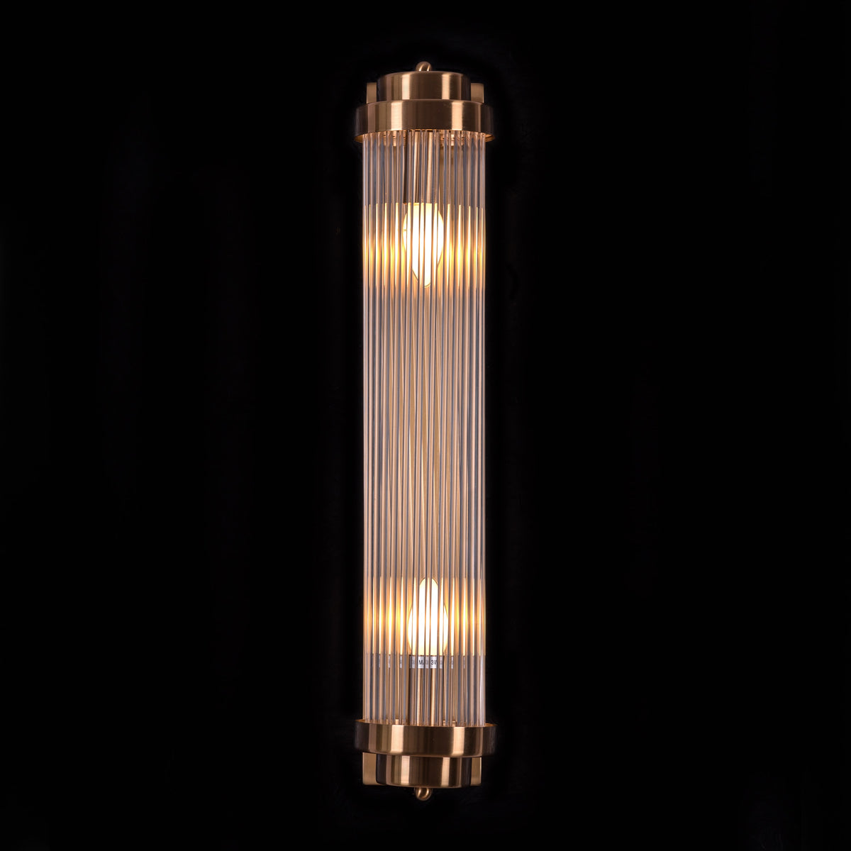 Dream On (Gold) Glass Tube Wall Light