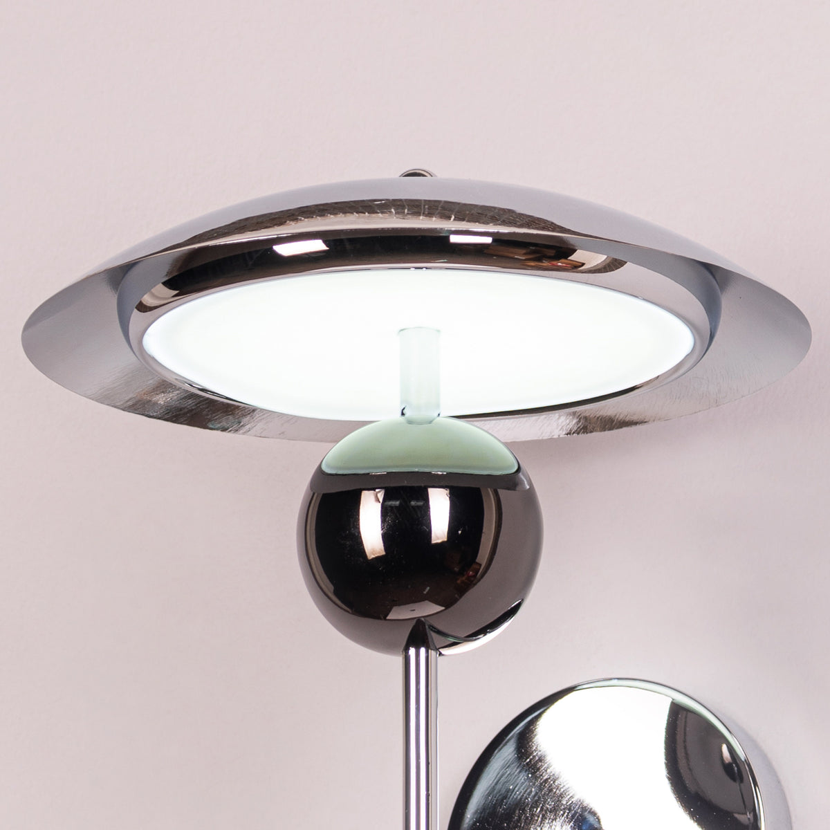Balmoral Affair (Black, 3 Color Built-In LED) Glass Wall Light