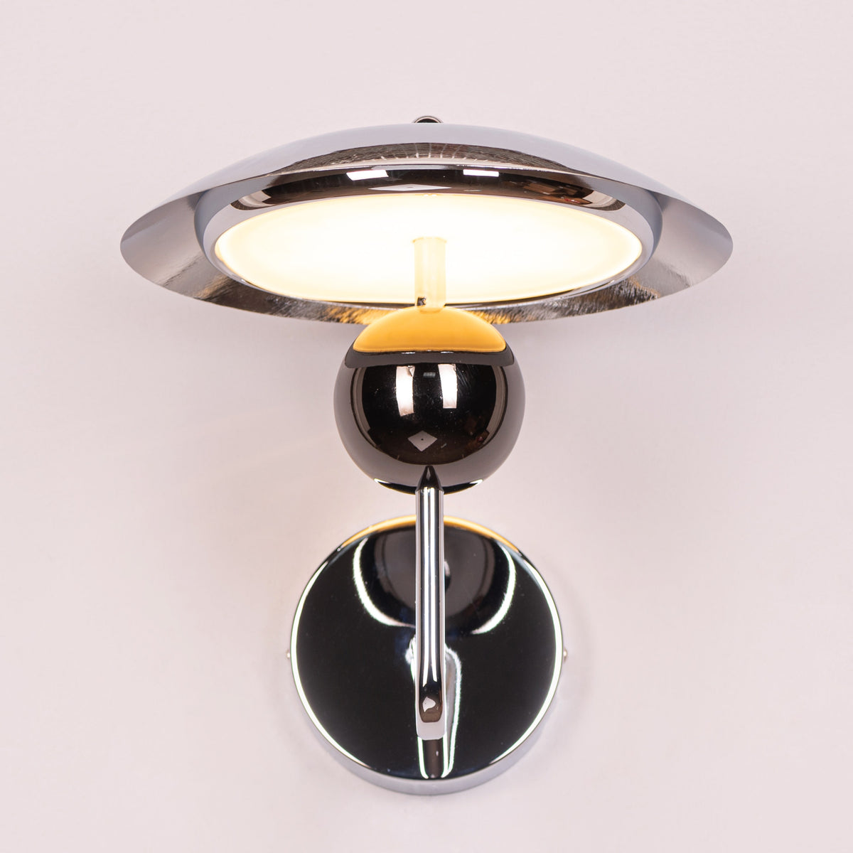 Balmoral Affair (Black, 3 Color Built-In LED) Glass Wall Light