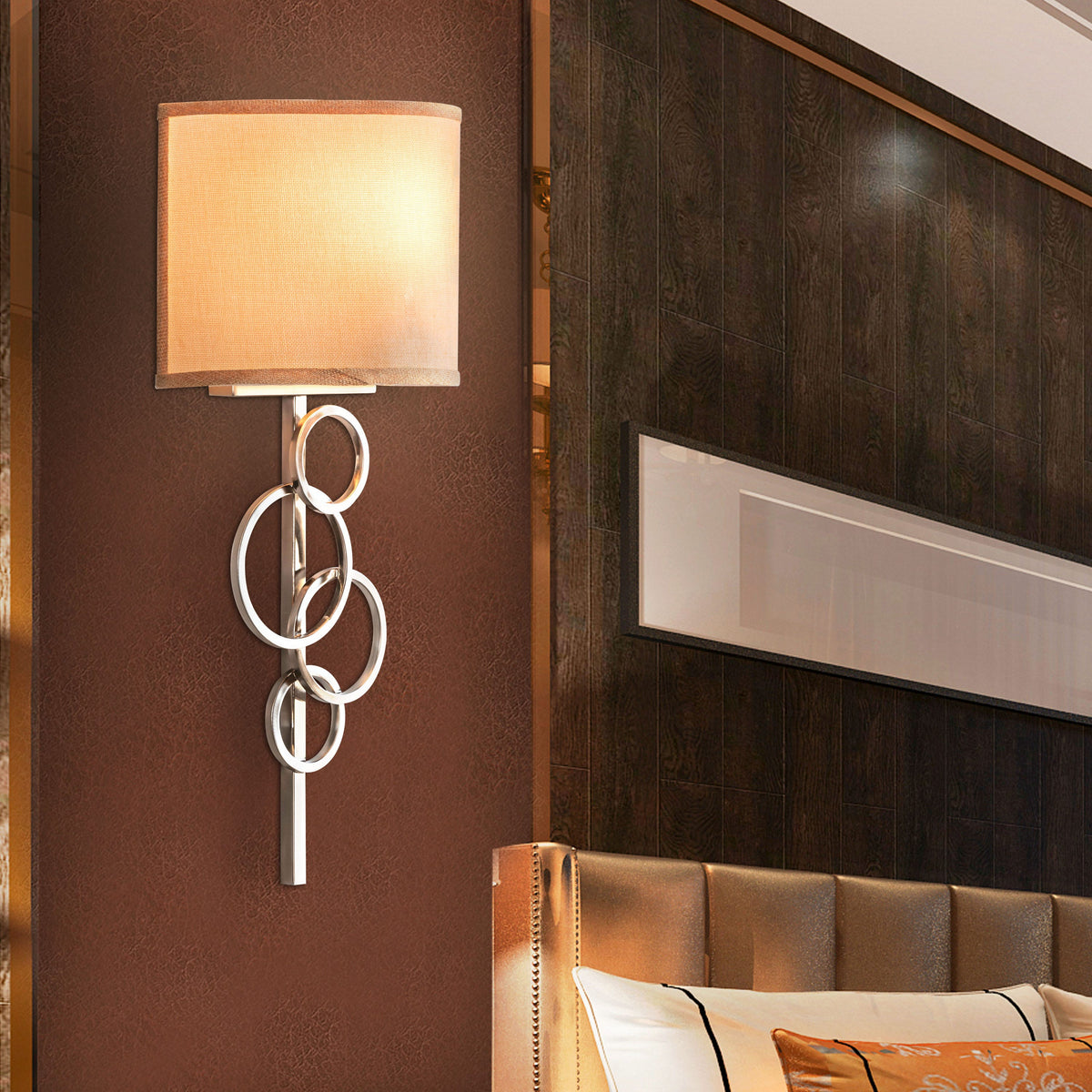Ring Fling Steel (Chrome) Wall Light