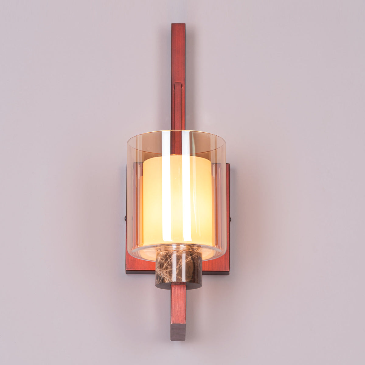 Fallen Angels (Coffee) Marble Wall Light