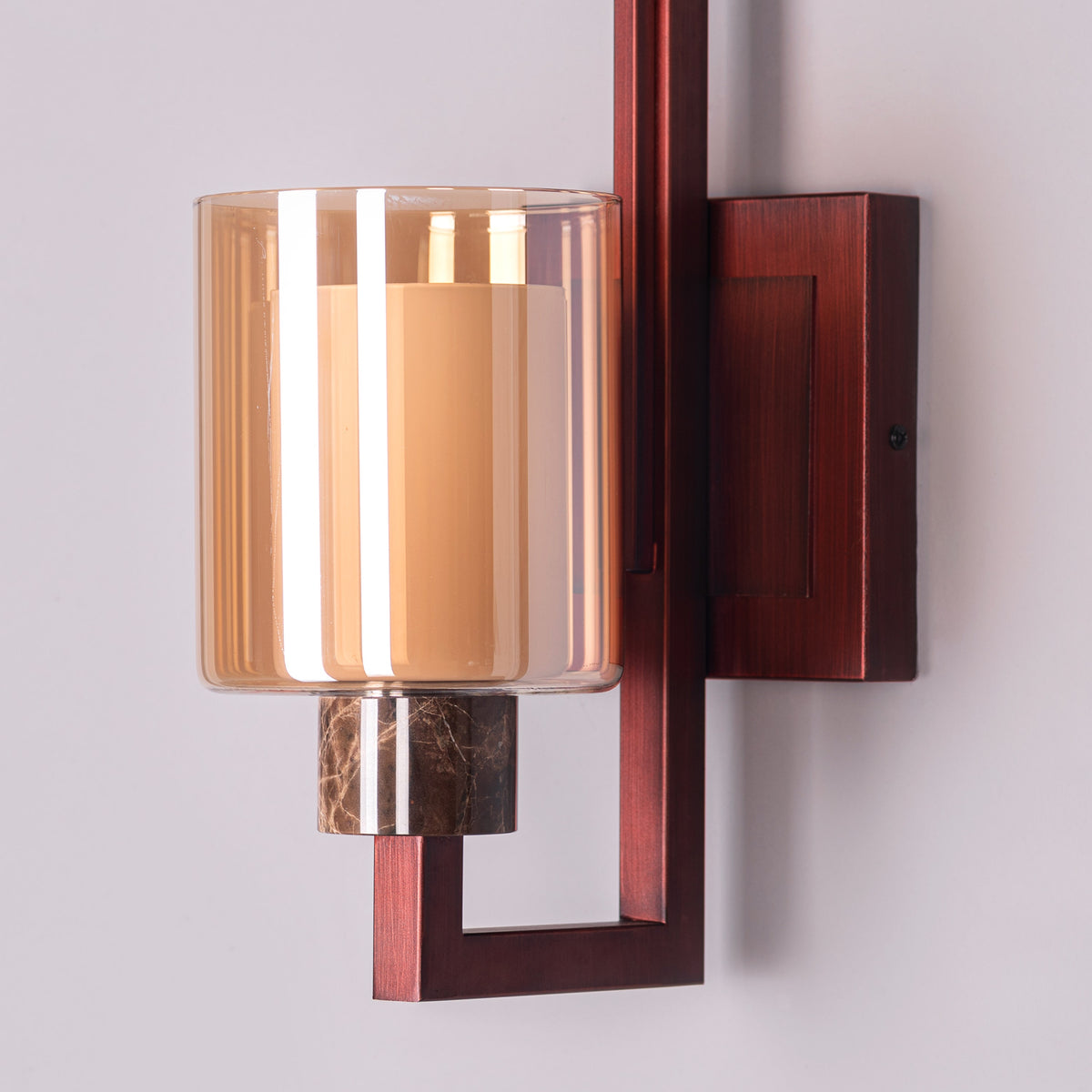Fallen Angels (Coffee) Marble Wall Light