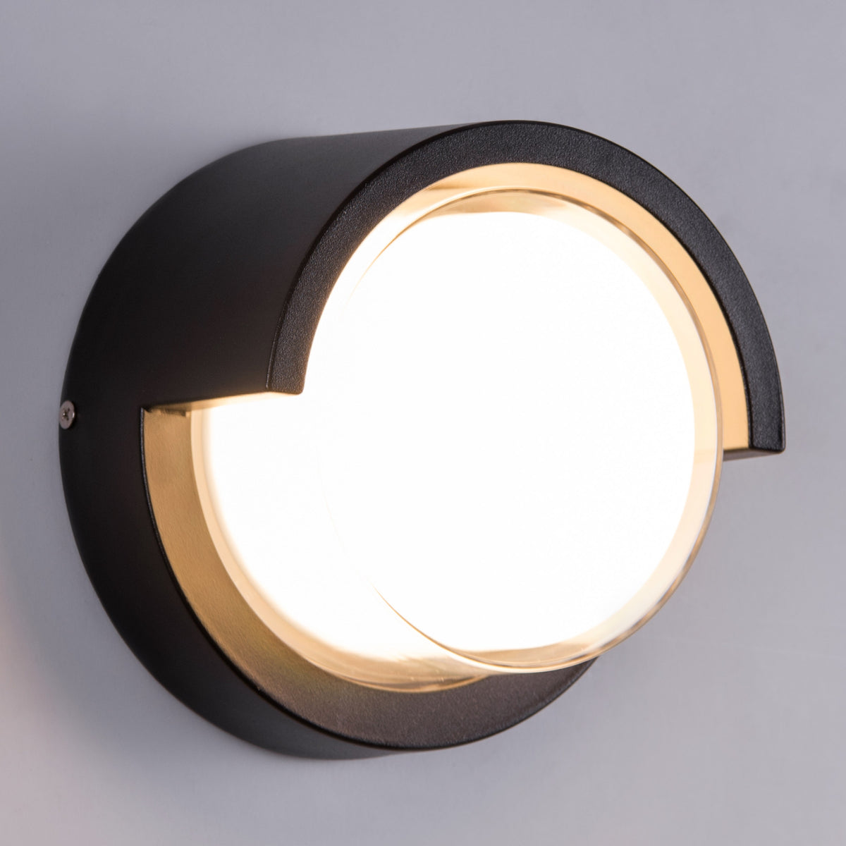Fade Away (Small, Black, LED) Outdoor Wall Light
