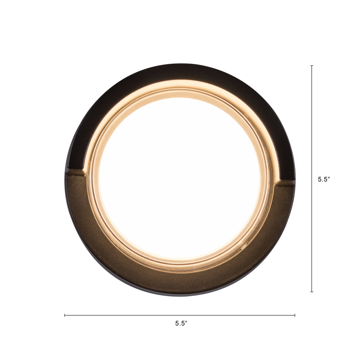 Fade Away (Small, Black, LED) Outdoor Wall Light
