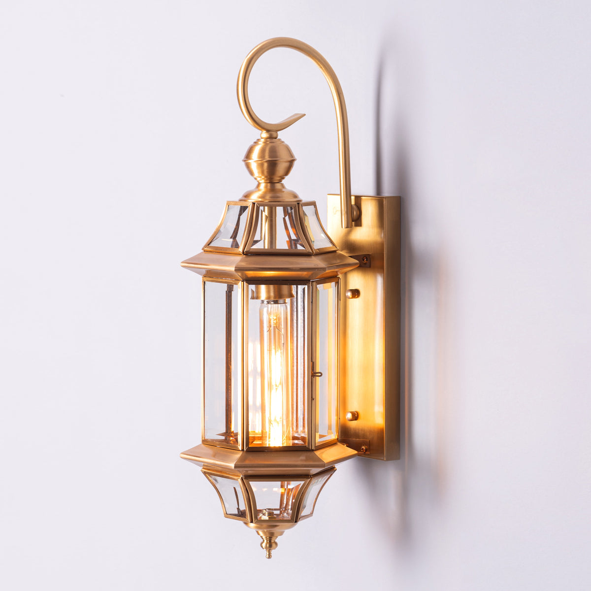 Flame To A Moth (Copper) Outdoor Shade Area Wall Light