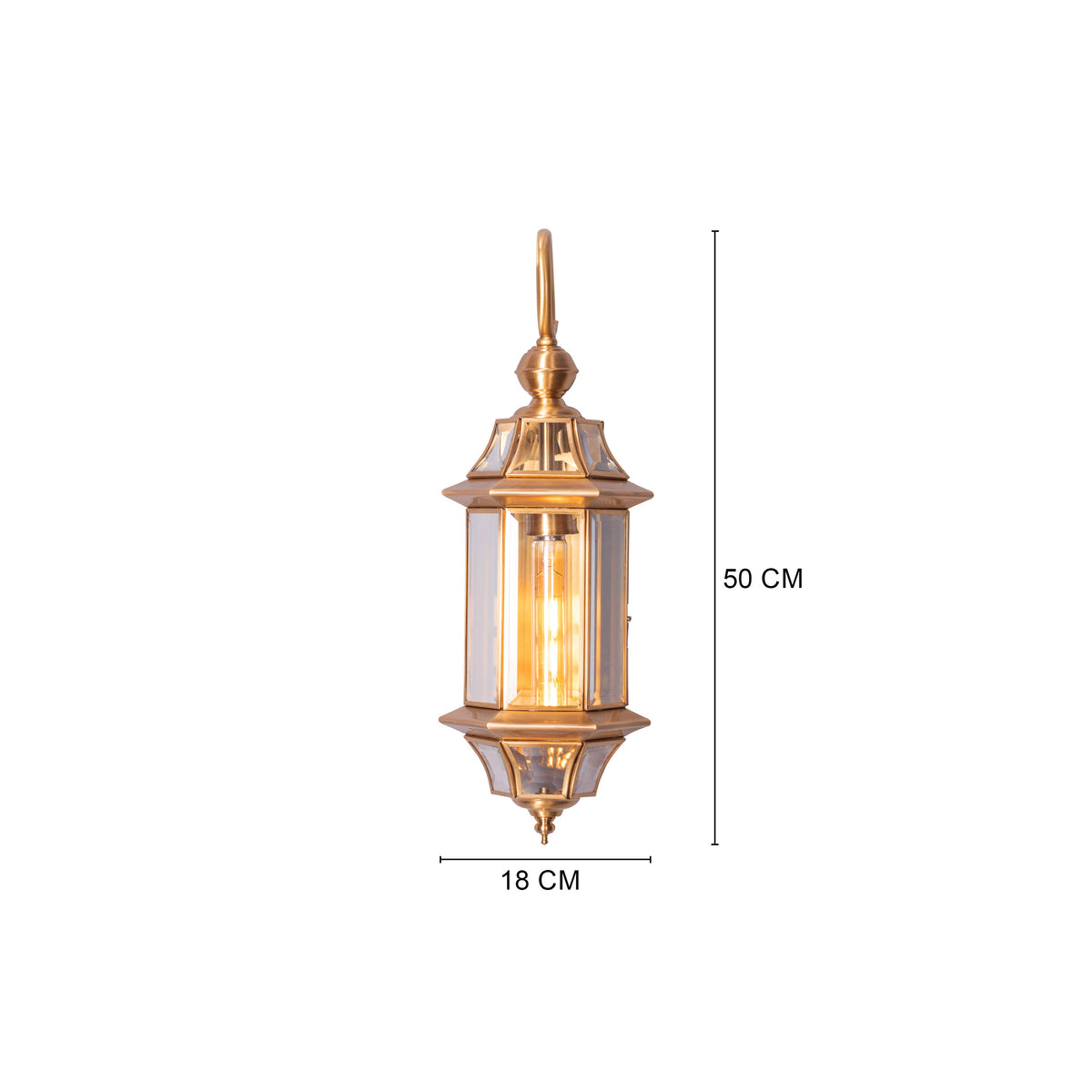 Flame To A Moth (Copper) Outdoor Shade Area Wall Light