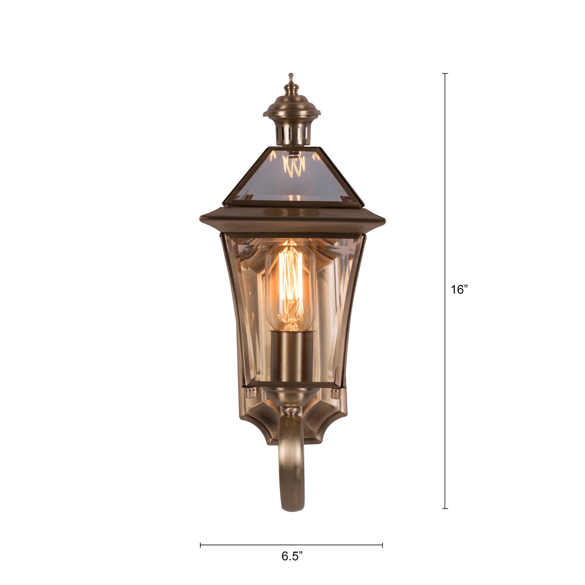 Moth To A Flame (Copper) Outdoor Shade Area Wall Light