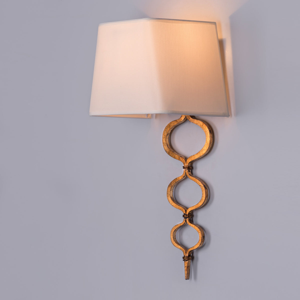 Sunlit (Cream, Gold, Foil Finish) Wall Light