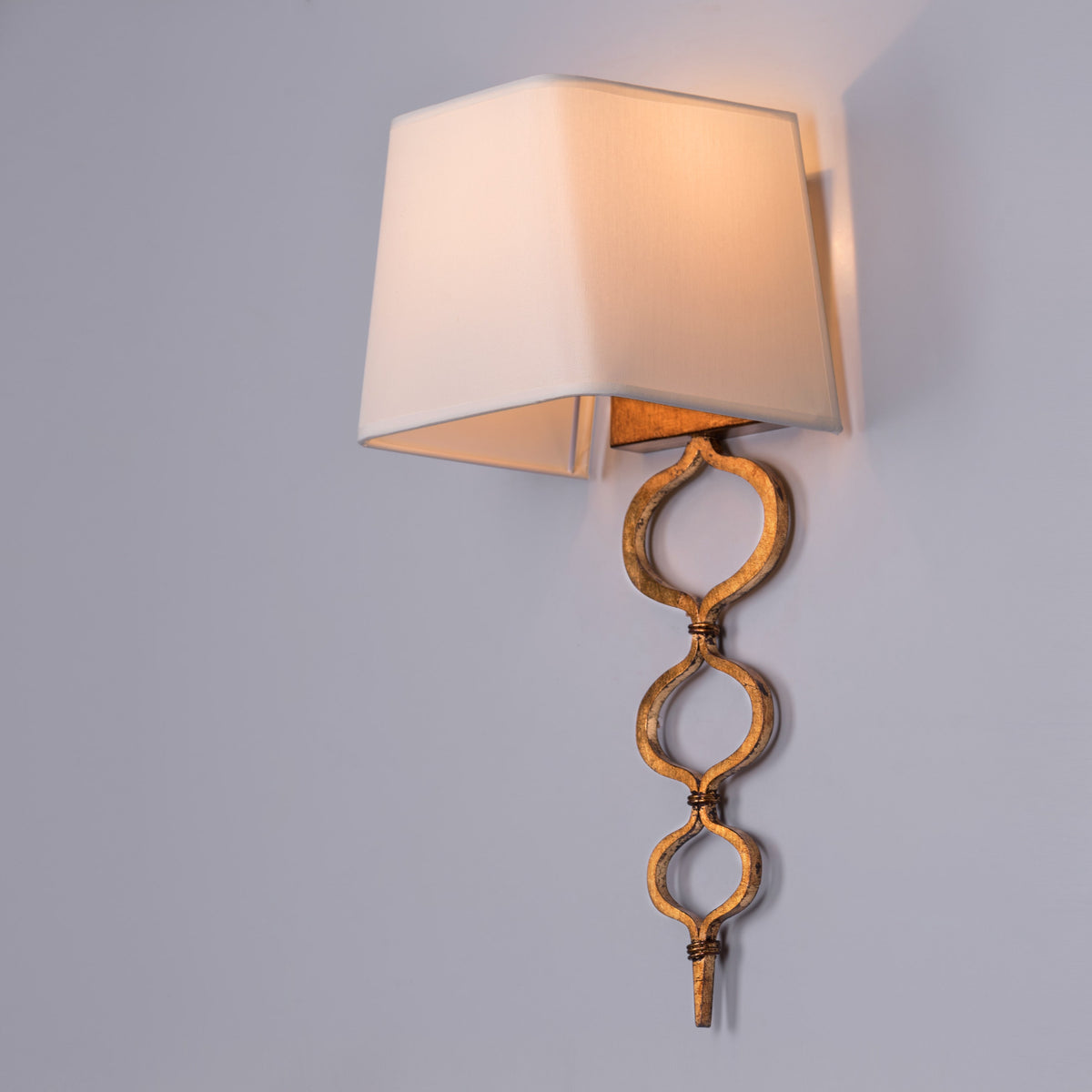 Sunlit (Cream, Gold, Foil Finish) Wall Light