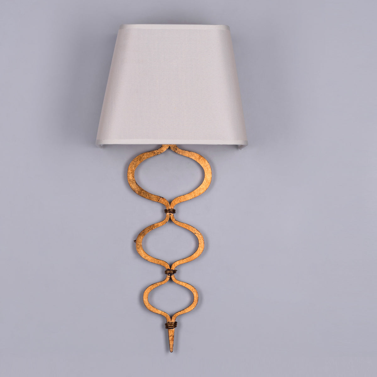 Sunlit (Cream, Gold, Foil Finish) Wall Light