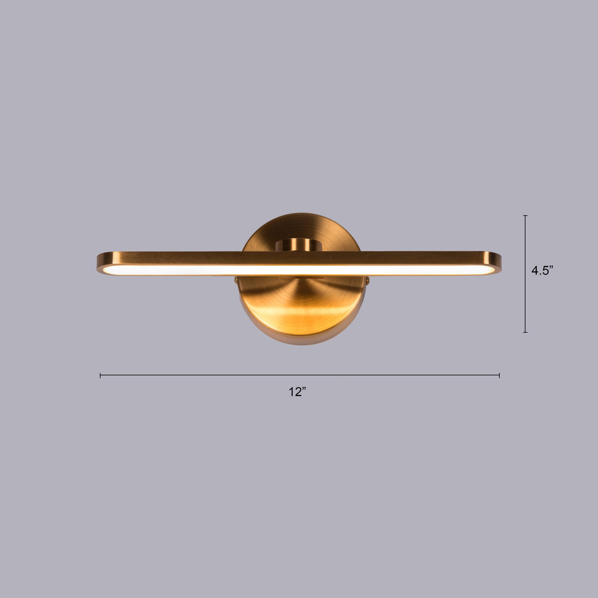 It's A Must (Small, Gold, Built-In LED) Picture Light