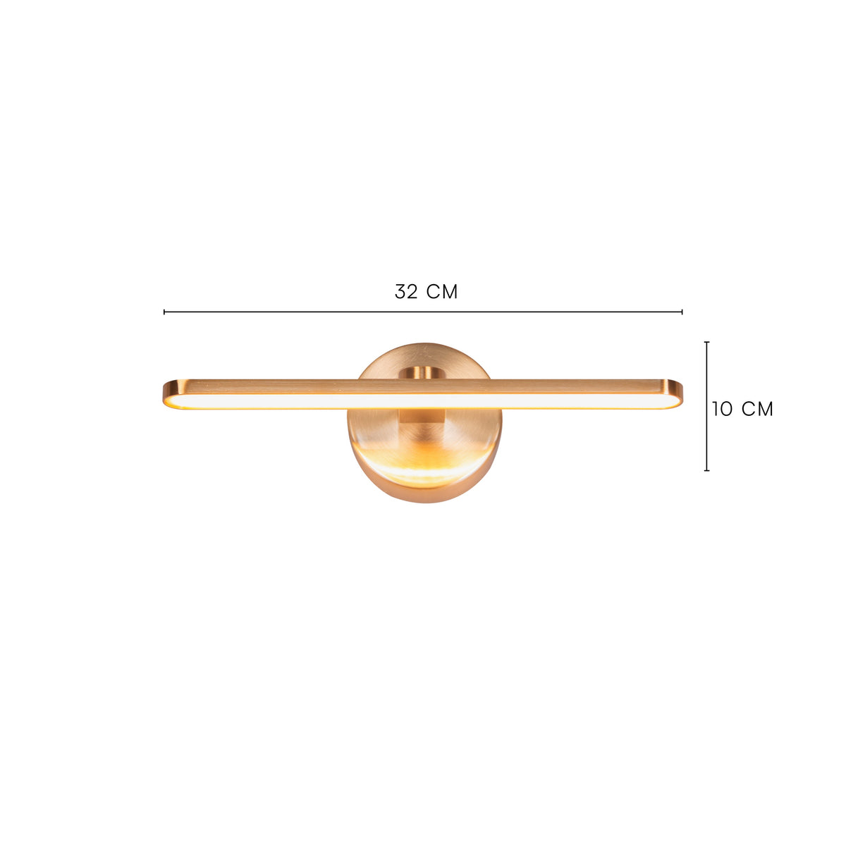 It's A Must (Small, Gold, Built-In LED) Picture Light