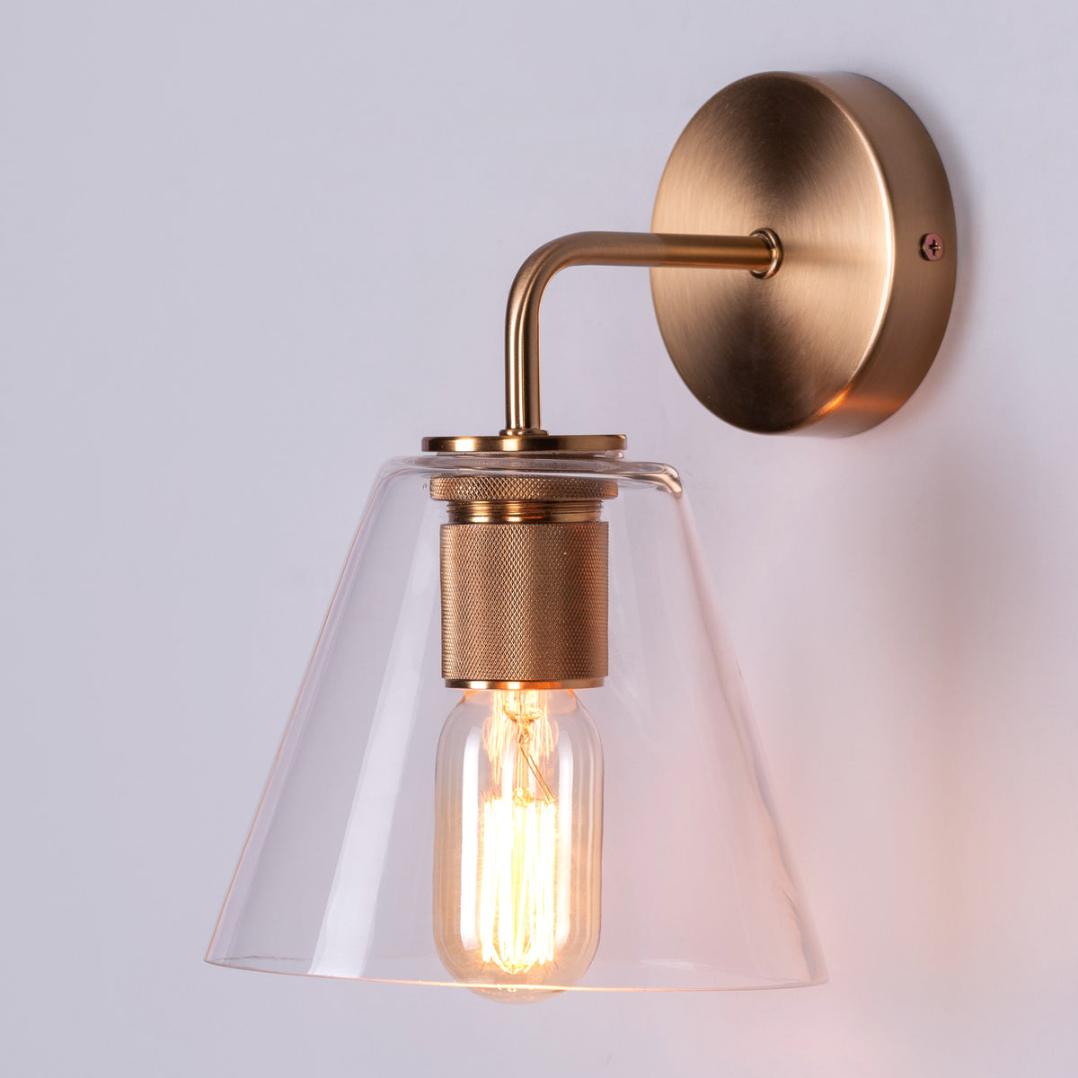 Glow Maze (Gold) Glass Wall Light