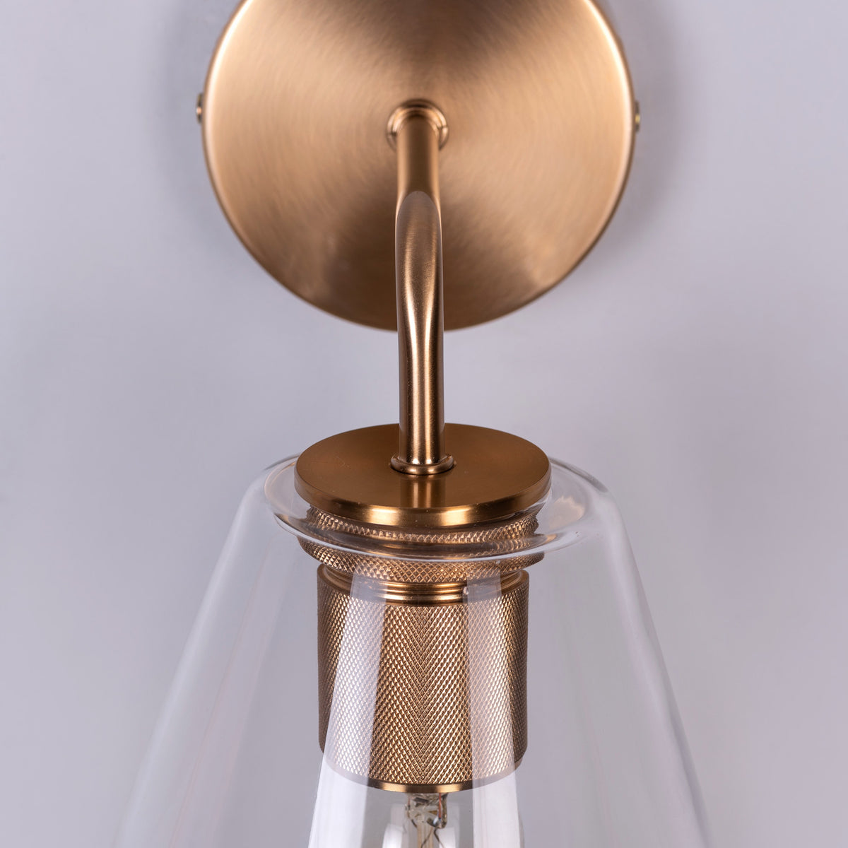 Glow Maze (Gold) Glass Wall Light