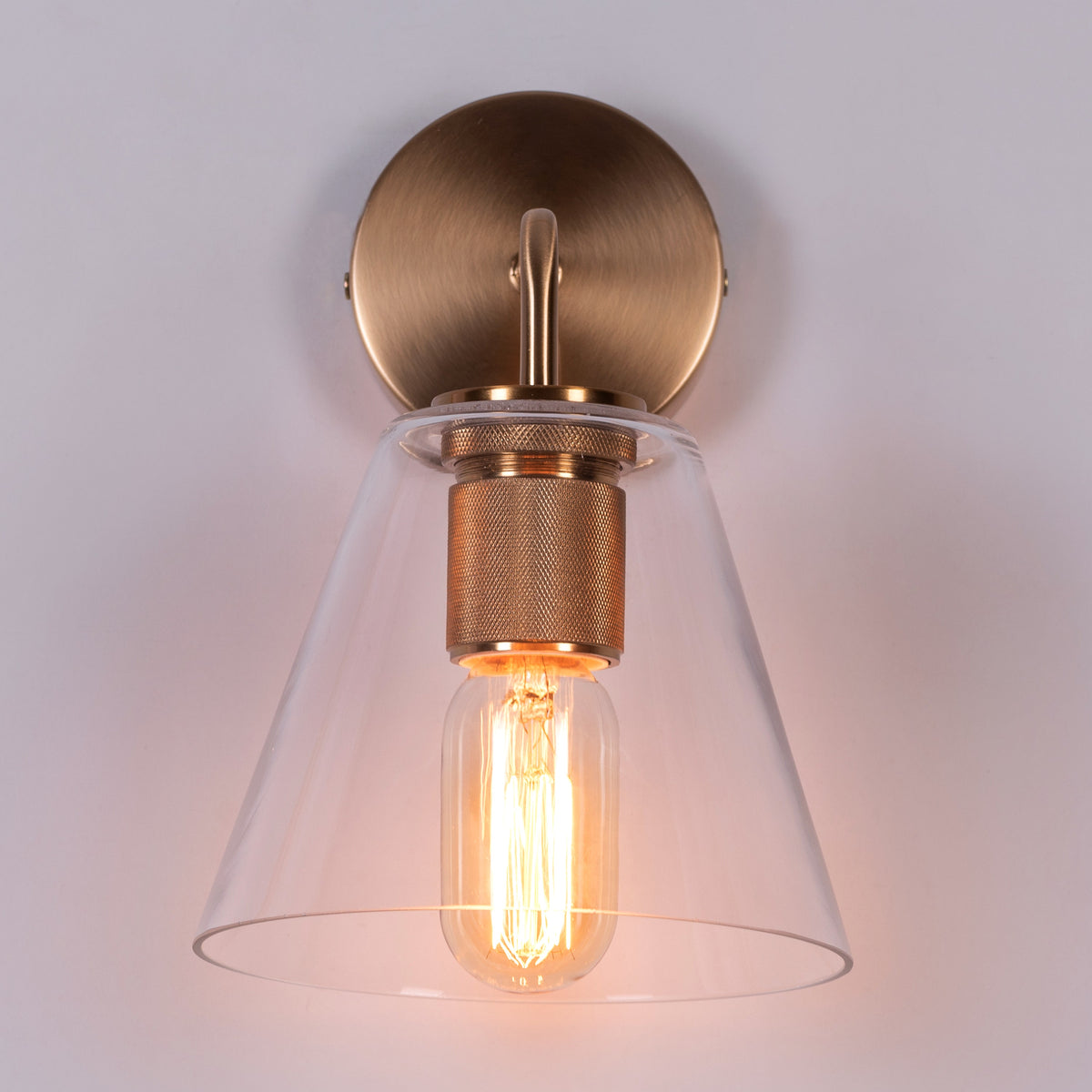 Glow Maze (Gold) Glass Wall Light