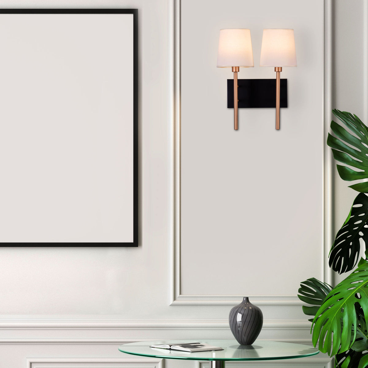Dream Duo (Black, Gold) Wall Light