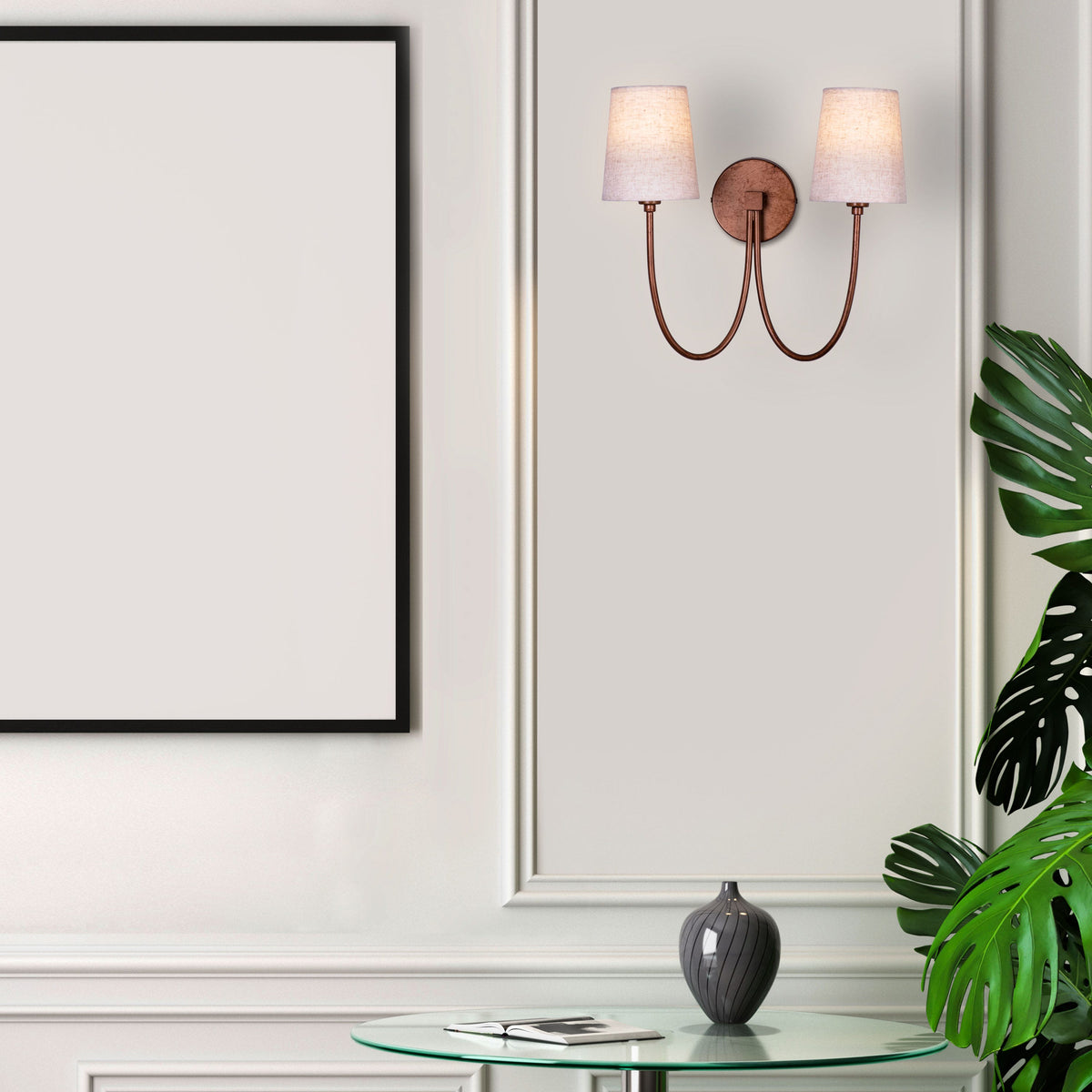 Coffee High (Antique Gold) Wall Light
