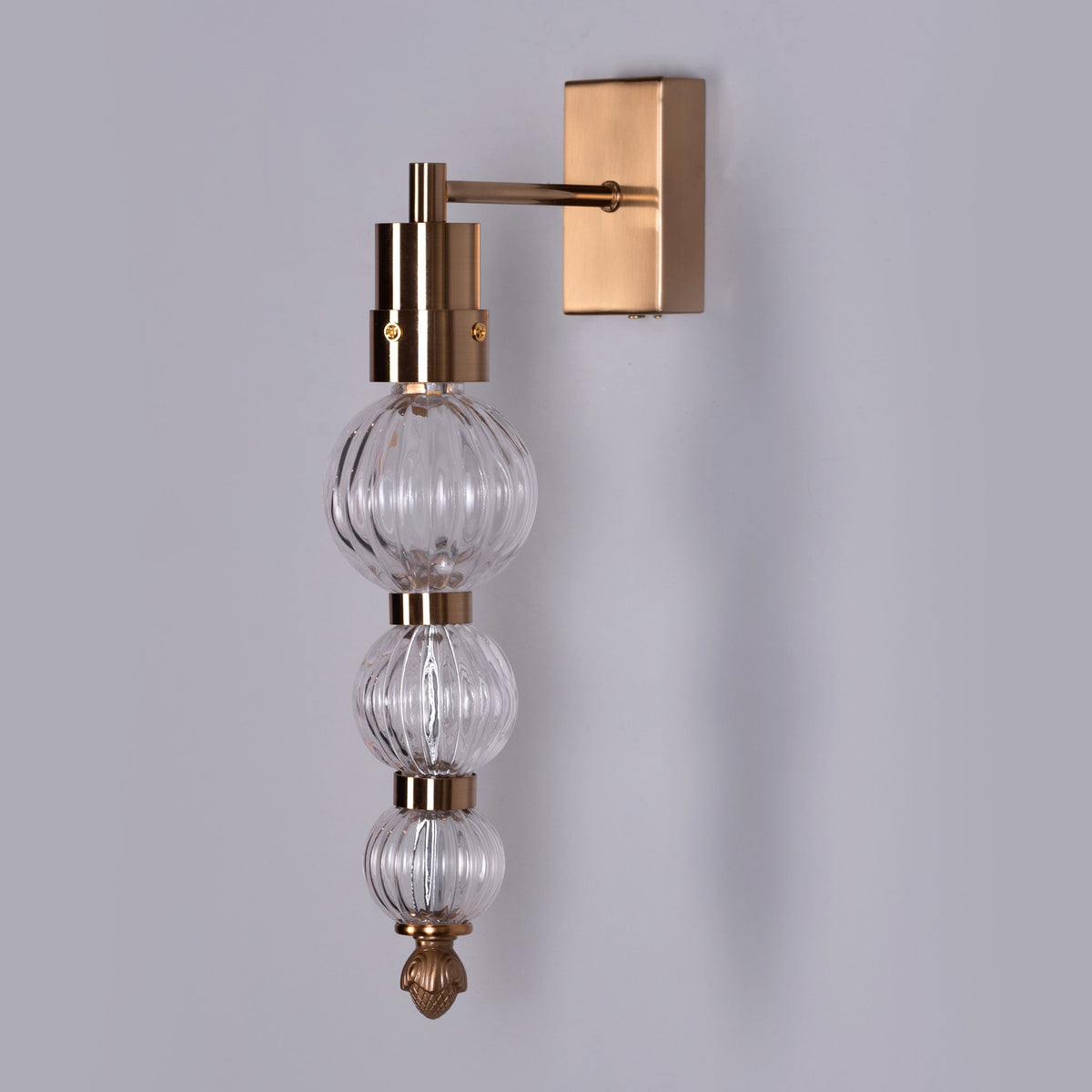 High Born (Gold) Glass Wall Light