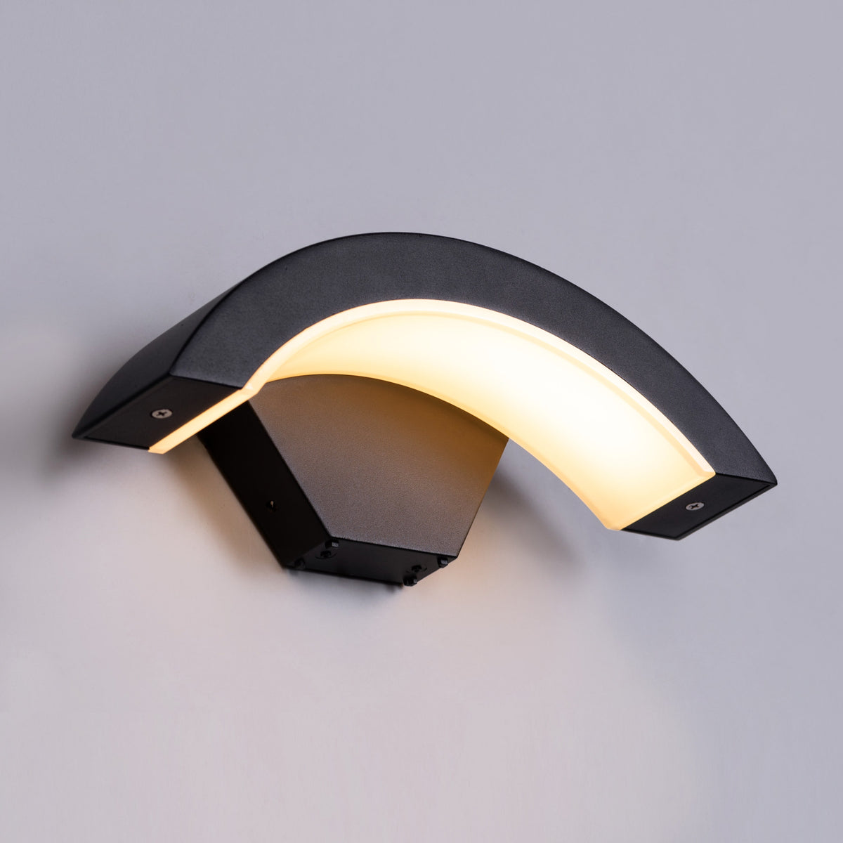 Oakridge (Black, Built-In LED) Outdoor/ Indoor Wall Light (IP65 Rated)