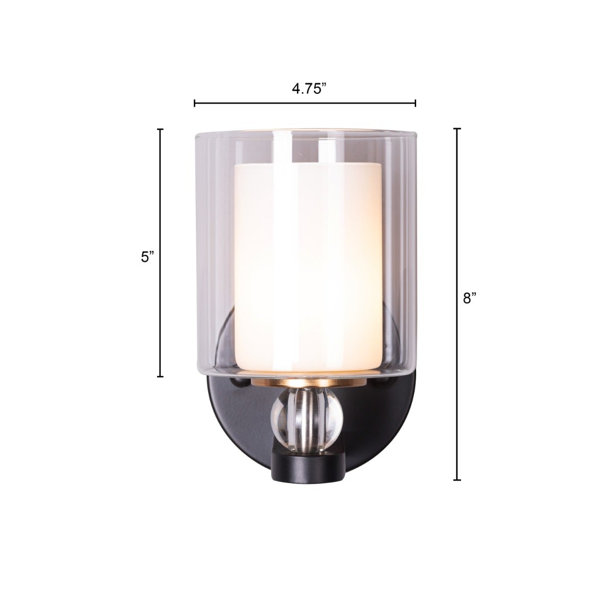 Easy To Love (Black) Wall Light