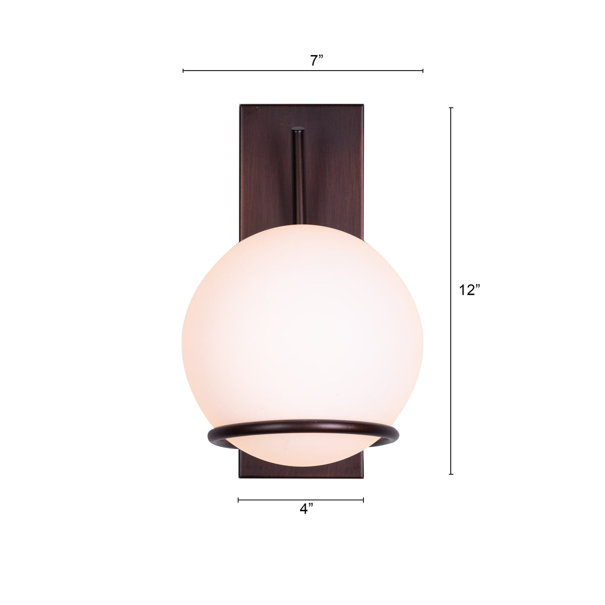 Heart Strings (Coffee) Wall Light