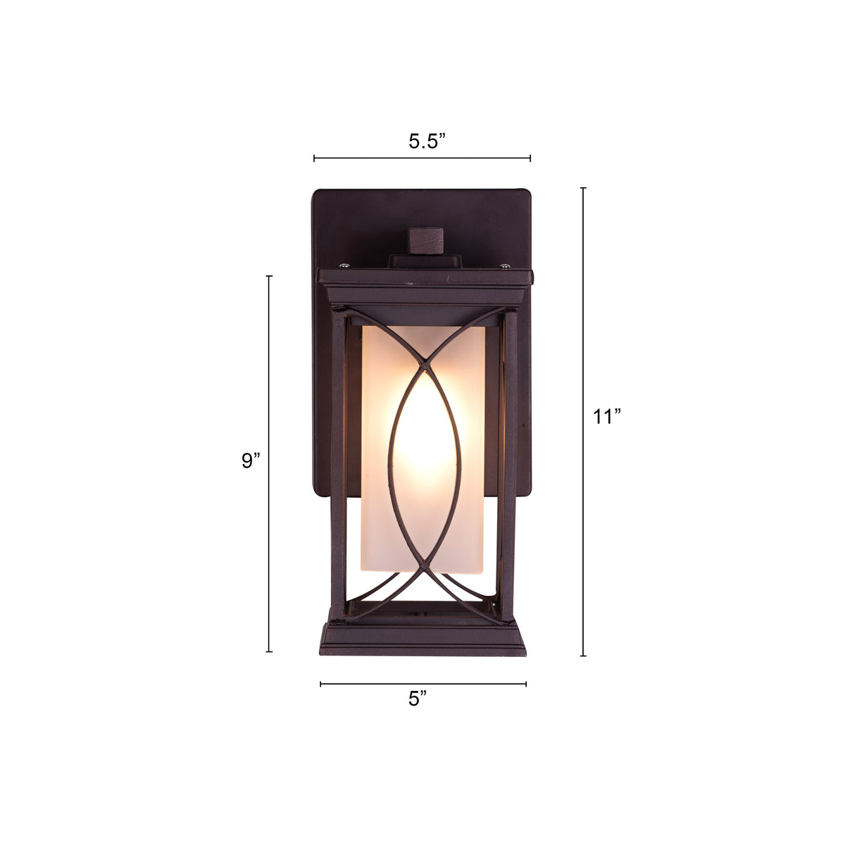 Before The End (Brown) Outdoor Covered  Wall Light