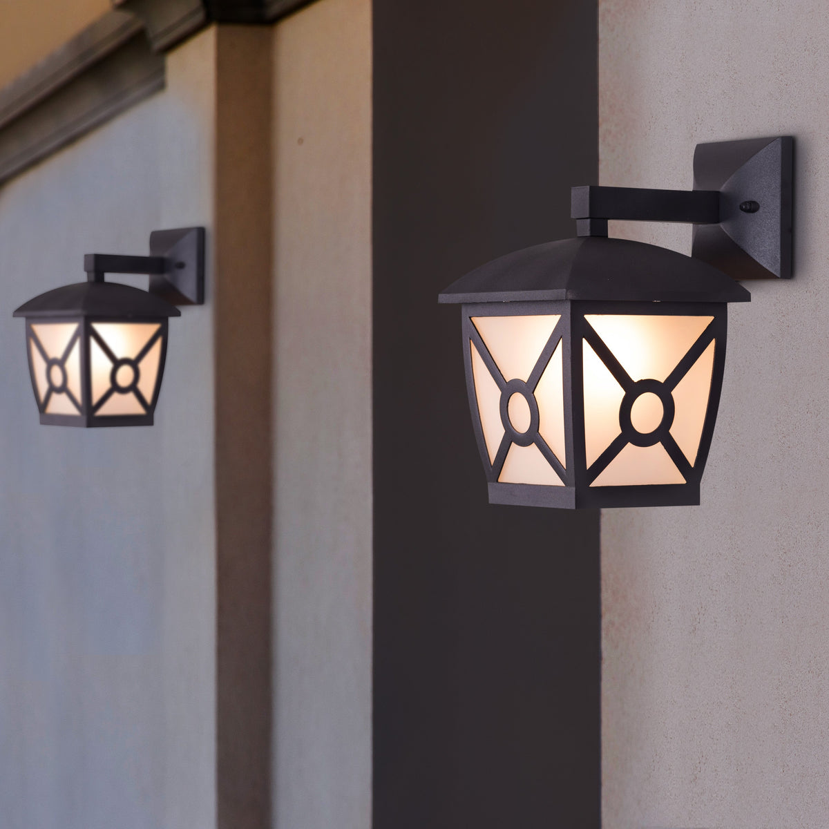 Trade Winds (Black) Outdoor/ Indoor Wall Light
