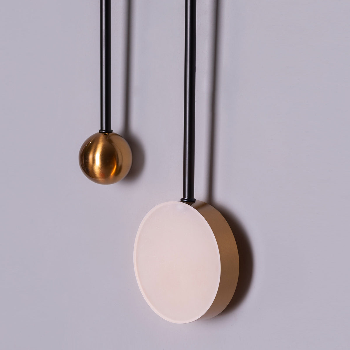 New Season (Black, Built-In LED) Wall Light