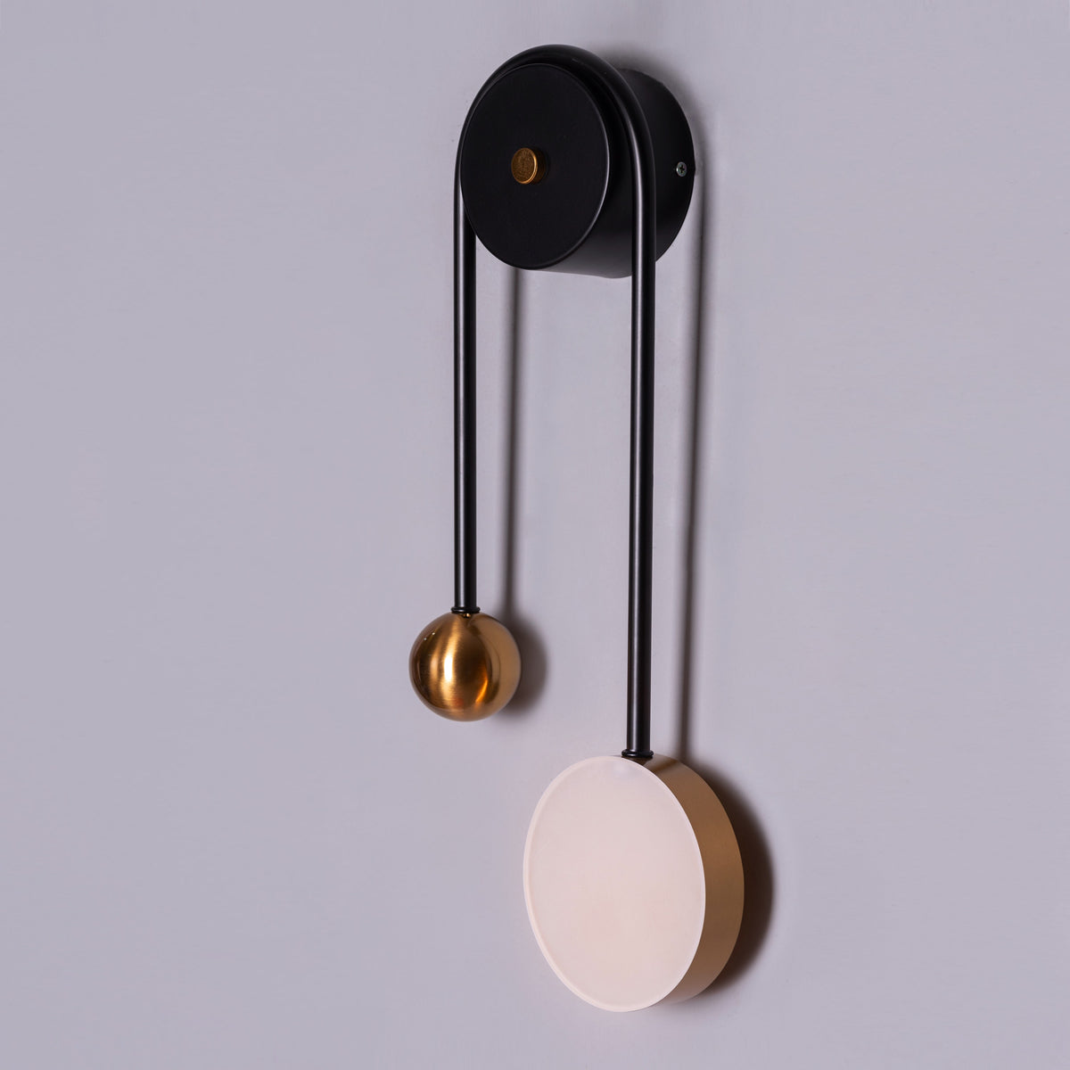 New Season (Black, Built-In LED) Wall Light